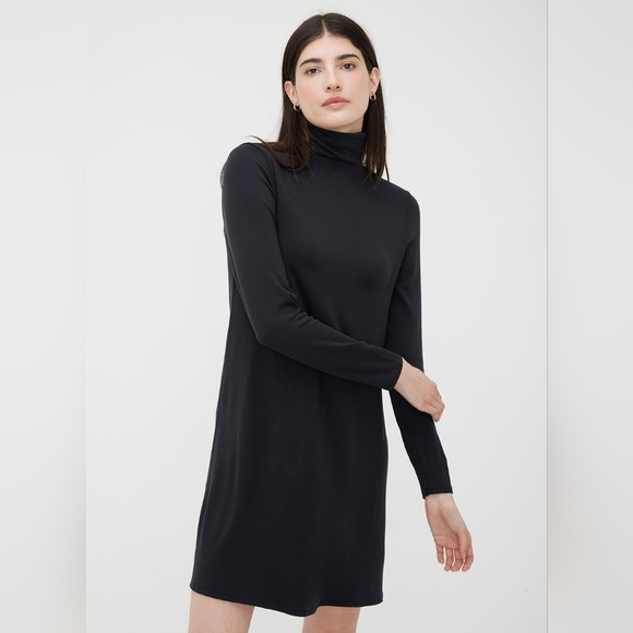 🇨🇦 Kit and Ace "Upgrade" Brushed A-Line French Terry Dress, XS Black, ✨️NWT✨️ - Picture 2 of 13